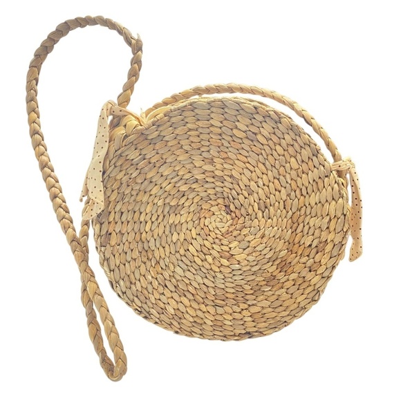 FAITHFULL THE BRAND Shelby Crossbody Woven Bag In Natural Color - Picture 5 of 8